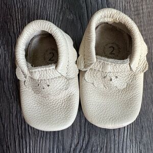 Size 2 Heyfolks baby moccasin